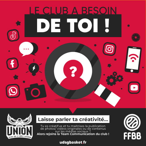 Le club a besoin de toi