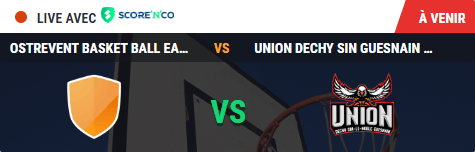 Samedi 07 Oct. 2023 20h30 Ostrevent vs SM1 Dechy