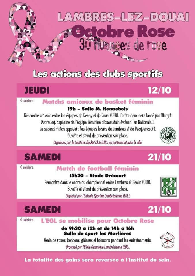 Match de Gala – Octobre rose