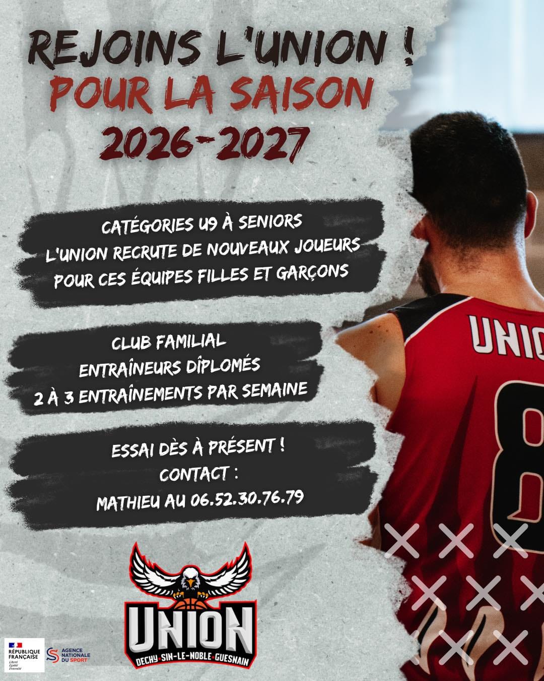 Saison 2026-2027: Rejoins l&rsquo;Union